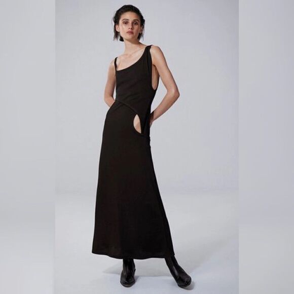 CHRISTOPHER ESBER INTERLOCKED RIB DRESS IN SIZE 12 - Picture 3 of 12